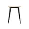 Flash Furniture 23.75 RD Dining Table Brown Poly Top/Black Frame JJ-T14623-60-BRBK-GG - alternate 9